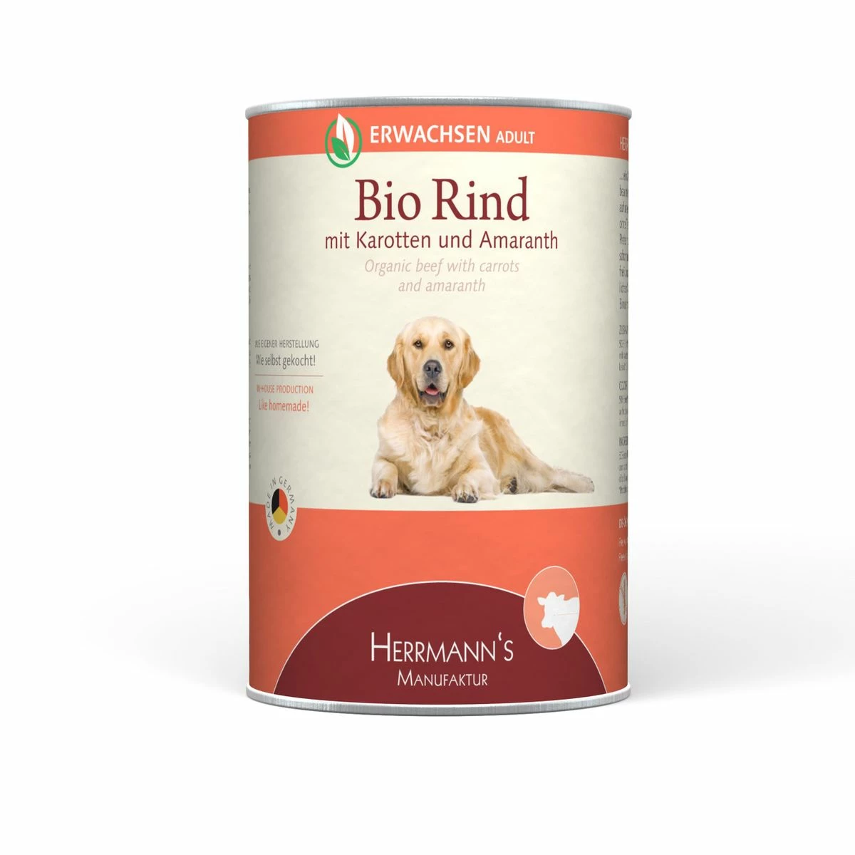 Herrmanns Erwachsen Bio-Rind | 12x 400g Hundefutter Nass 3 Herrmanns Erwachsen Bio-Rind | 12x 400g Hundefutter Nass