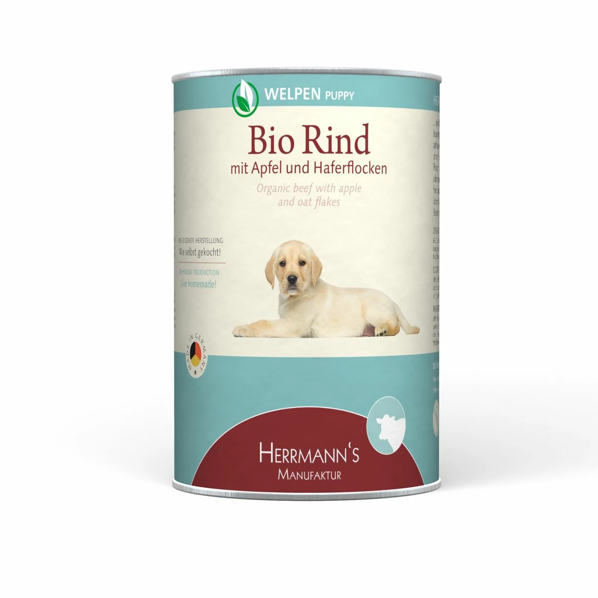 Herrmanns Welpe Bio-Rind | 12x 400g Hundefutter Nass 3 Herrmanns Welpe Bio-Rind | 12x 400g Hundefutter Nass