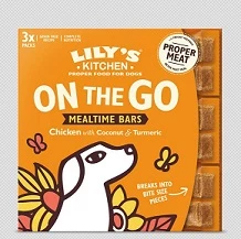 Lilys Kitchen Dog On The Go Bar Chicken MP | 12er Pack. 3x 40g