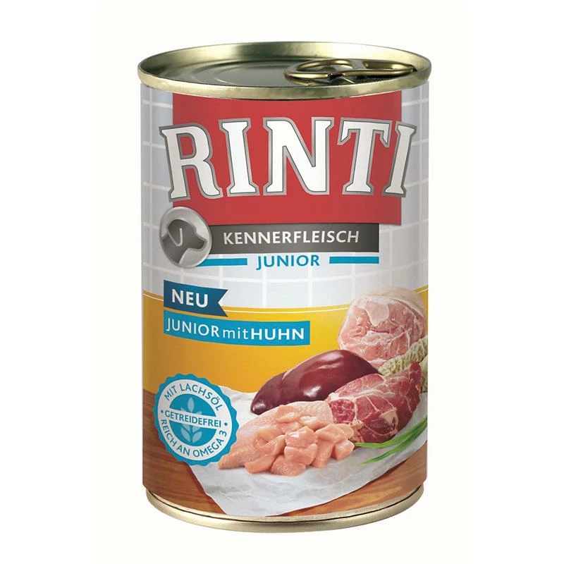Rinti Kennerfleisch Junior Huhn | 12x 400g Hundefutter Nass 3 Rinti Kennerfleisch Junior Huhn | 12x 400g Hundefutter Nass