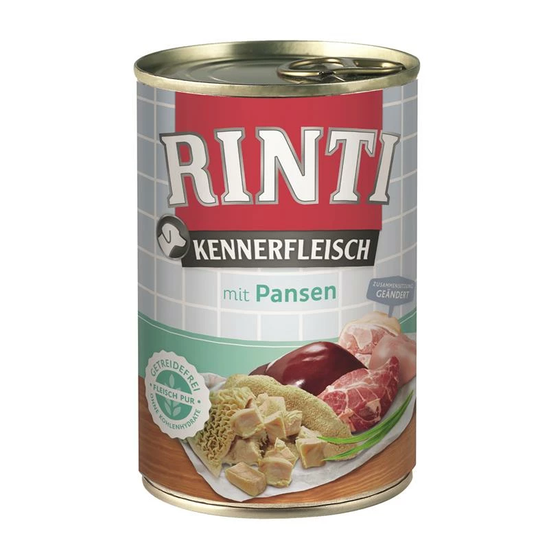 Rinti Kennerfleisch Pansen | 12 X 400g Hundefutter Nass 3 Rinti Kennerfleisch Pansen | 12 X 400g Hundefutter Nass