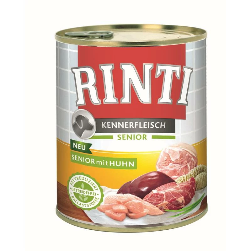 Rinti Kennerfleisch Senior Huhn | 12x 800g Hundefutter Nass 3 Rinti Kennerfleisch Senior Huhn | 12x 800g Hundefutter Nass