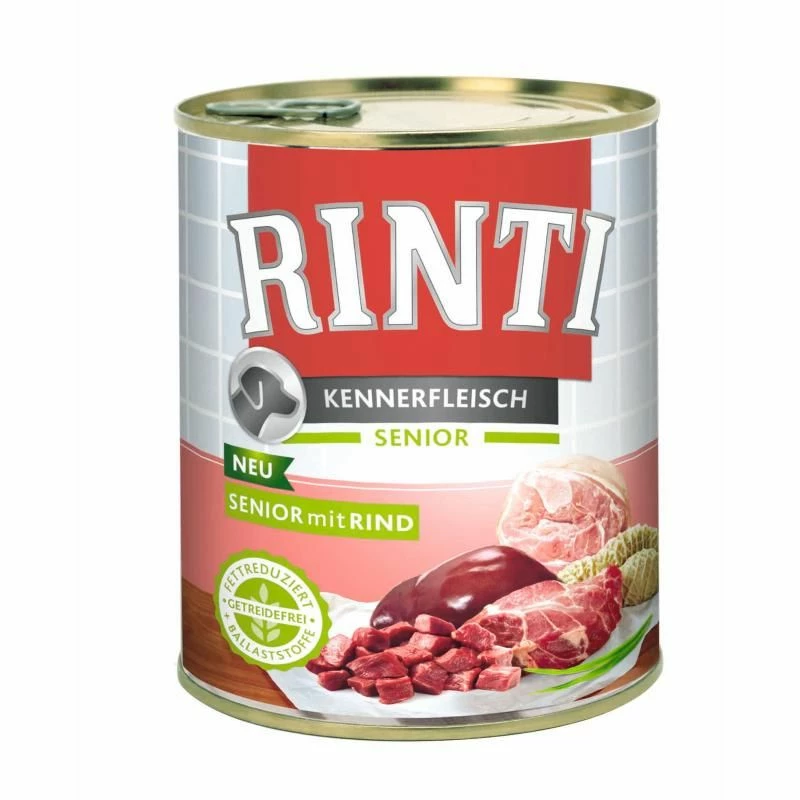 Rinti Kennerfleisch Senior Rind | 12x 800g Hundefutter Nass 3 Rinti Kennerfleisch Senior Rind | 12x 800g Hundefutter Nass