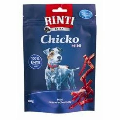 Rinti Extra Chicko Mini Ente | 12x 80g Hundesnack