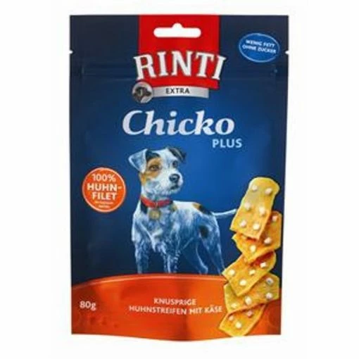 Rinti Extra Chicko Käsewürfel | 12x 80g Hundesnack -Hundefutter Geschäft 12x Rinti Extra Chicko Plus Huhn und Kaese 80g 20148 1