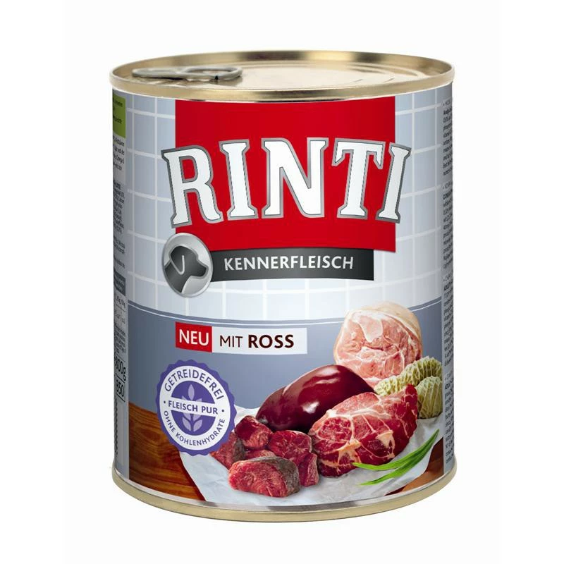 Rinti Kennerfleisch Mit Ross | 12x 800g Hundefutter 3 Rinti Kennerfleisch Mit Ross | 12x 800g Hundefutter