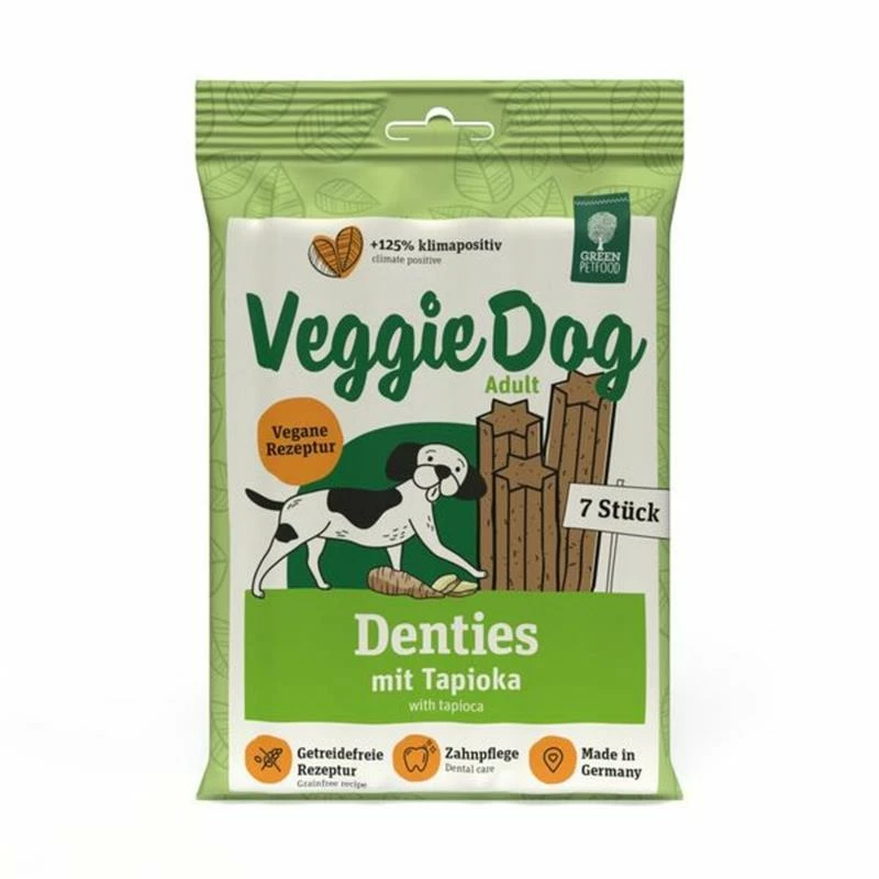 Green Petfood VeggiDog Denties | 13x 180g 3 Green Petfood VeggiDog Denties | 13x 180g