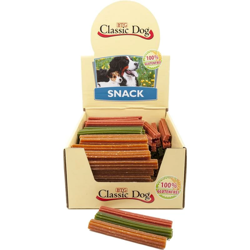 Classic Dog Kaustange Glutenfrei Mini 12cm | 150 Stück Hundesnack 3 Classic Dog Kaustange Glutenfrei Mini 12cm | 150 Stück Hundesnack
