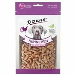 Dokas Hühnchen Mit Reis Und Sesam | 12x 70g Hundesnack