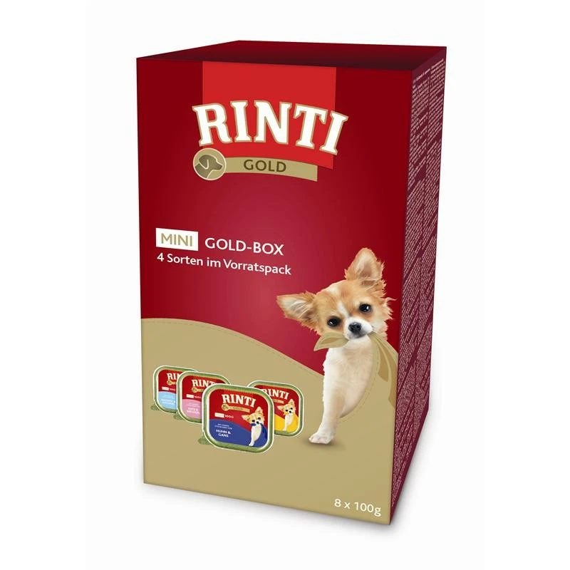 Rinti Gold Mini Goldbox | 4x8x100g Hundefutter 3 Rinti Gold Mini Goldbox | 4x8x100g Hundefutter