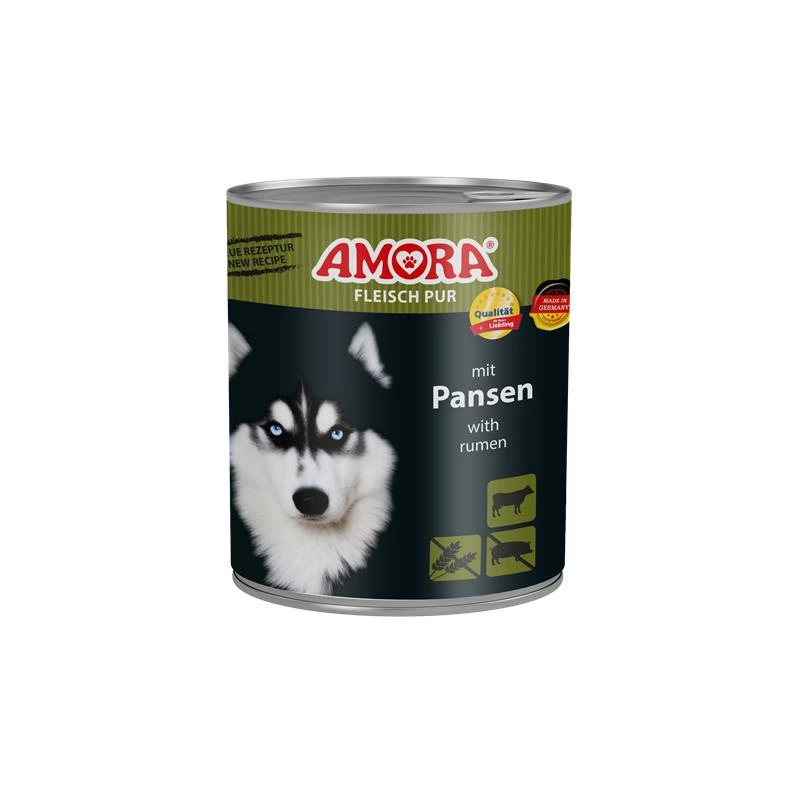 AMORA Dog Fleisch Pur Pansen | 6x 800g Hundefutter 3 AMORA Dog Fleisch Pur Pansen | 6x 800g Hundefutter