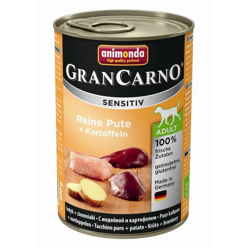 Animonda GranCarno Adult Sensitive Pute + Kartoffel Pur | 6x 400g 3 Animonda GranCarno Adult Sensitive Pute + Kartoffel Pur | 6x 400g