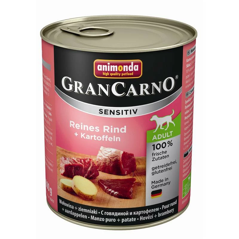 Animonda GranCarno Adult Sensitive Rind + Kartoffeln | 6x 800g 3 Animonda GranCarno Adult Sensitive Rind + Kartoffeln | 6x 800g