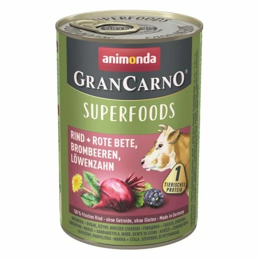 Animonda GranCarno Adult Superfood Rind & Rote Beete | 6x 400g -Hundefutter Geschäft 6x Animonda GranCarno Adult Superfood Rind und Rote Beete 400g 214746