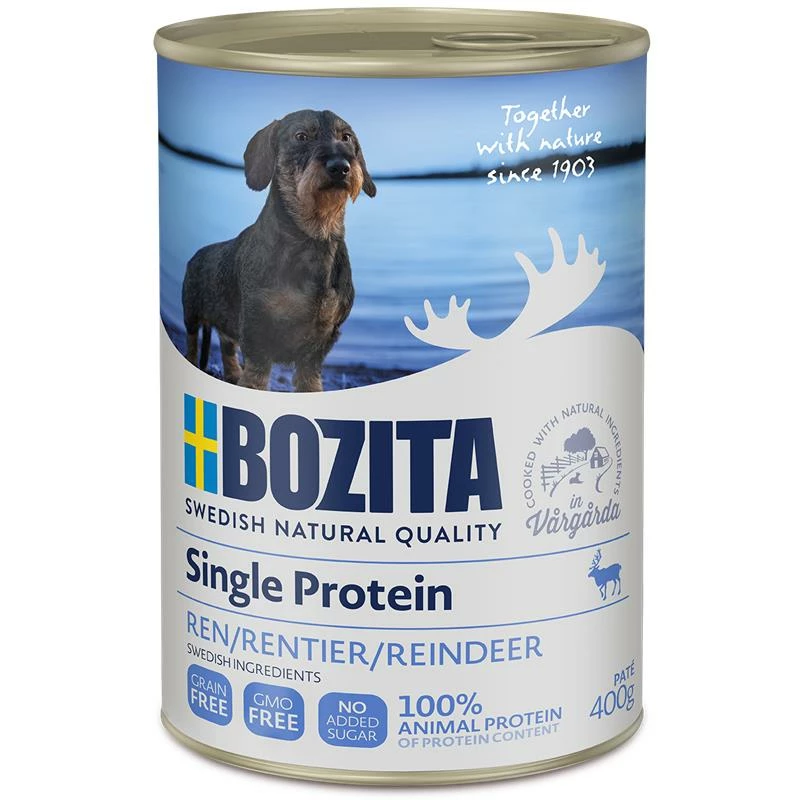 Bozita Dose Rentier Singleprotein | 6x 400g Hundenassfutter 3 Bozita Dose Rentier Singleprotein | 6x 400g Hundenassfutter