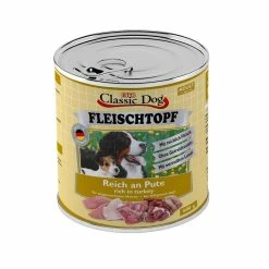 Classic Dog Adult Fleischtopf Pur Reich An Pute | 6 X 800g Hundefutter
