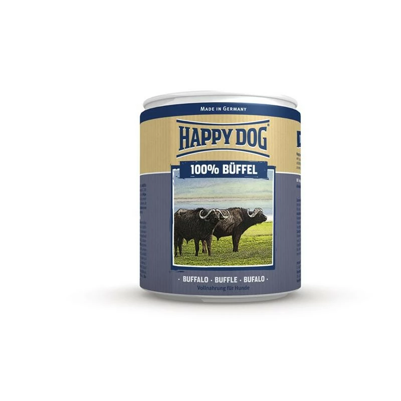 Happy Dog Büffel Pur | 6x 800g Hundefutter 100% Fleisch 3 Happy Dog Büffel Pur | 6x 800g Hundefutter 100% Fleisch