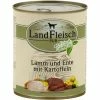 LandFleisch Pur Lamm & Ente & Kartoffel | 6x 800g 1 LandFleisch Pur Lamm & Ente & Kartoffel | 6x 800g -Hundefutter Geschäft 6x LandFleisch Dog Dose Pur Lamm und Ente und Kartoffel 800g 24170