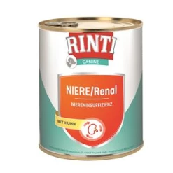 RINTI Canine Niere/Renal Huhn | 6x 800g Diät-Hundefutter Nass
