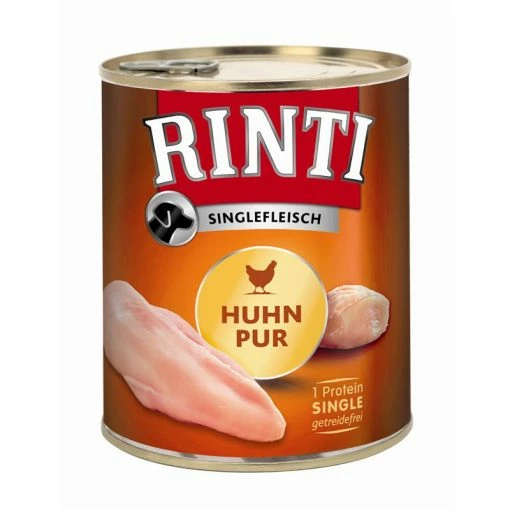 Rinti Singlefleisch Huhn Pur | 6x800g Hundefutter -Hundefutter Geschäft 6x Rinti Singlefleisch Huhn Pur 800g 28935