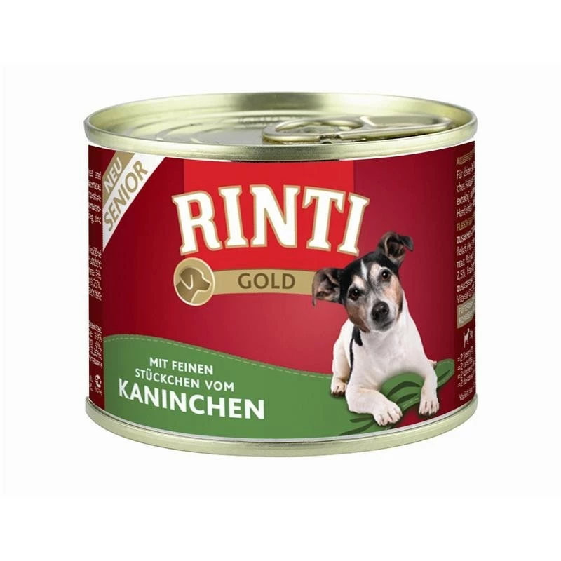 RINTI Gold Senior Kaninchen | 12x185g Hundenassfutter 3 RINTI Gold Senior Kaninchen | 12x185g Hundenassfutter