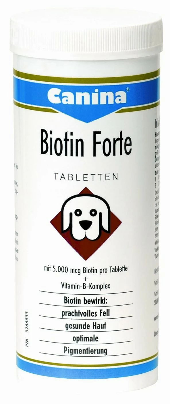 Canina Pharma Biotin Forte Tabletten 200g Ergänzungsfuttermittel Für Hunde 3 Canina Pharma Biotin Forte Tabletten 200g Ergänzungsfuttermittel Für Hunde