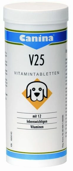 Canina Pharma Canina V25 Vitamintabletten | 200g Ergänzungsfutter