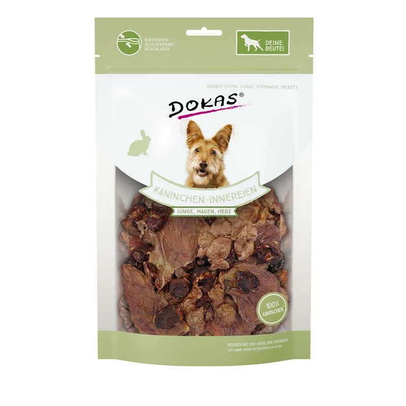 Dokas Kaninchen-Innereien | 7x 100g Hundesnack 3 Dokas Kaninchen-Innereien | 7x 100g Hundesnack