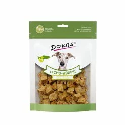 Dokas Lachs-Würfel, Goji Beeren,Matcha&Kokosöl | 8x 150g Hundesnack