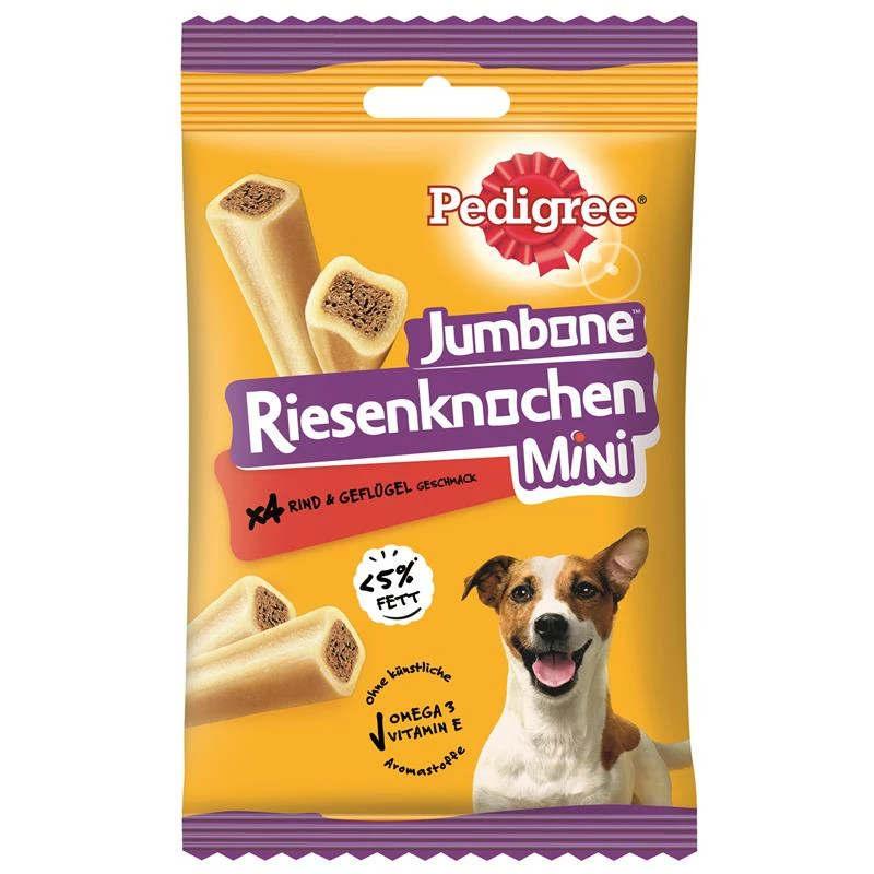 Pedigree Riesenknochen Mini Mit Rind | 8 X 160g Hundesnack 3 Pedigree Riesenknochen Mini Mit Rind | 8 X 160g Hundesnack