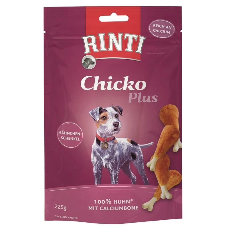 Rinti Chicko Plus Hähnchenschenkel Calciumbone | 9 X 225g Hundesnack 3 Rinti Chicko Plus Hähnchenschenkel Calciumbone | 9 X 225g Hundesnack