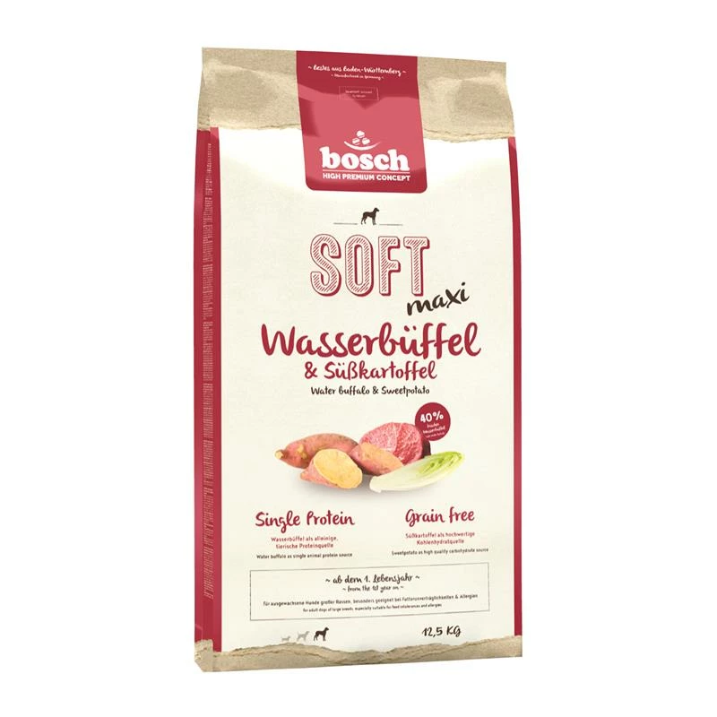 Bosch HPC Soft Maxi Wasserbüffel&Süßkartoffel | 12,5kg Hundefutter 3 Bosch HPC Soft Maxi Wasserbüffel&Süßkartoffel | 12,5kg Hundefutter