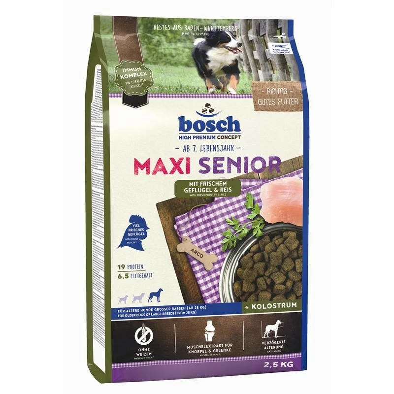 Bosch Maxi Senior Geflügel | 2,5 Kg Hundefutter 3 Bosch Maxi Senior Geflügel | 2,5 Kg Hundefutter