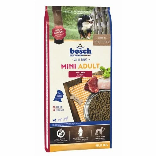 Bosch Mini Adult Lamm & Reis | 15 Kg Hundefutter 4 Bosch Mini Adult Lamm & Reis | 15 Kg Hundefutter -Hundefutter Geschäft Bosch Mini Adult Lamm und Reis 15 kg 27107