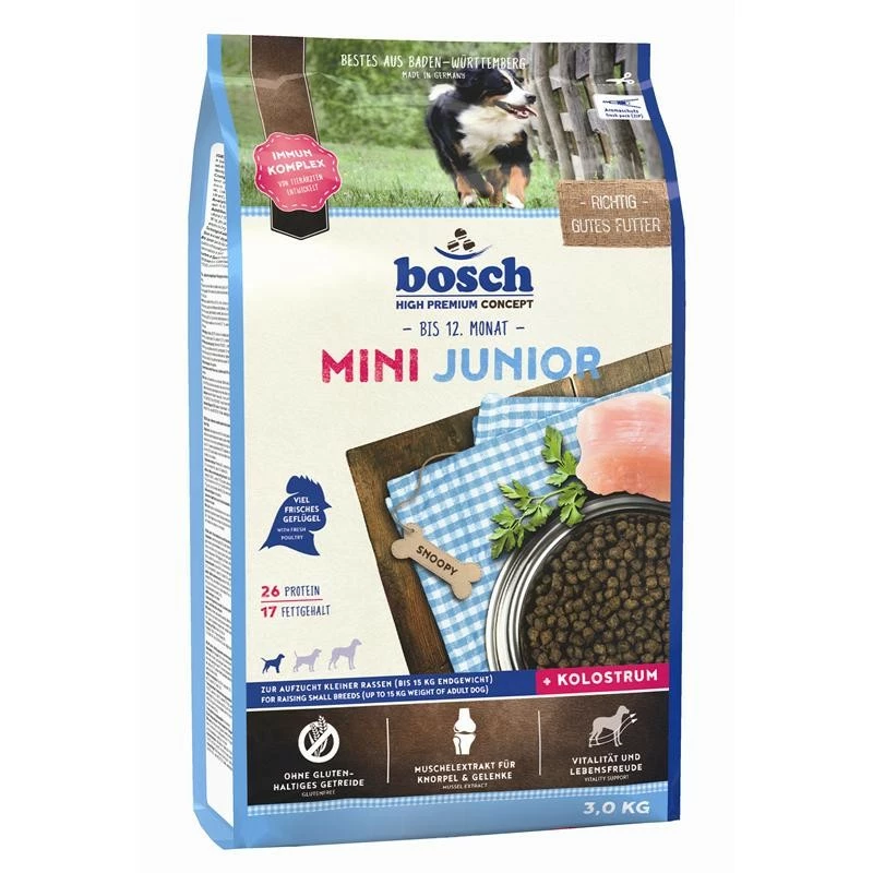 Bosch Mini Junior | 3 Kg Hundetrockenfutter 3 Bosch Mini Junior | 3 Kg Hundetrockenfutter