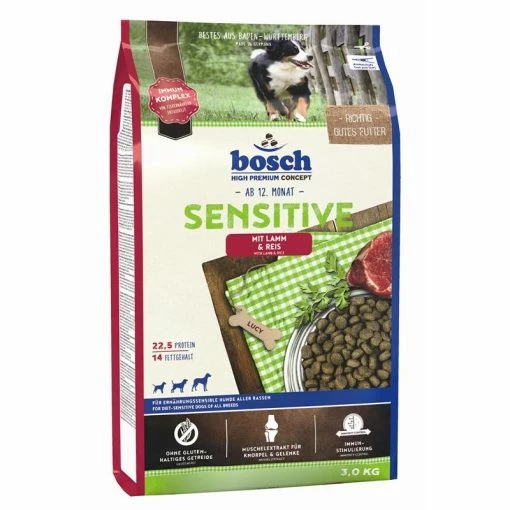 Bosch Sensitive Lamm & Reis | 3kg Hundefutter -Hundefutter Geschäft Bosch Sensitive Lamm und Reis 3 kg 27312