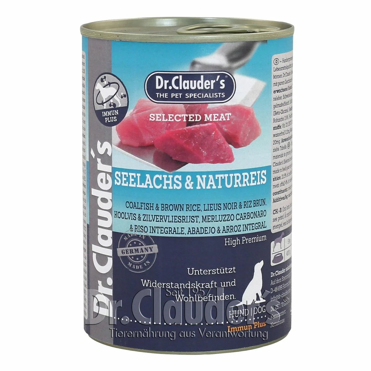 DR. CLAUDERS Dr. Clauder Selected Meat Seelachs & Reis | 6x 400g Hundefutter 3 DR. CLAUDERS Dr. Clauder Selected Meat Seelachs & Reis | 6x 400g Hundefutter