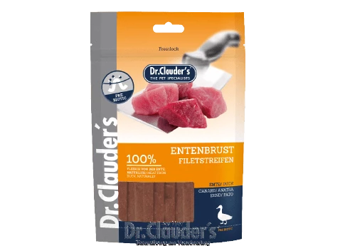 Dr. Clauders Dog Entenbrustfiletstreifen | 10x 80g Hundesnack 3 Dr. Clauders Dog Entenbrustfiletstreifen | 10x 80g Hundesnack