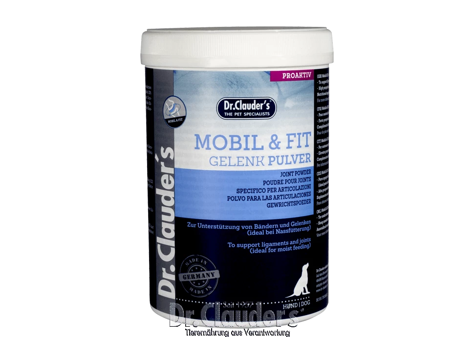 Dr. Clauders F&C Mobil & Fit Gelenk Pulver | 500g Hunde-Ergänzungsfutter 3 Dr. Clauders F&C Mobil & Fit Gelenk Pulver | 500g Hunde-Ergänzungsfutter