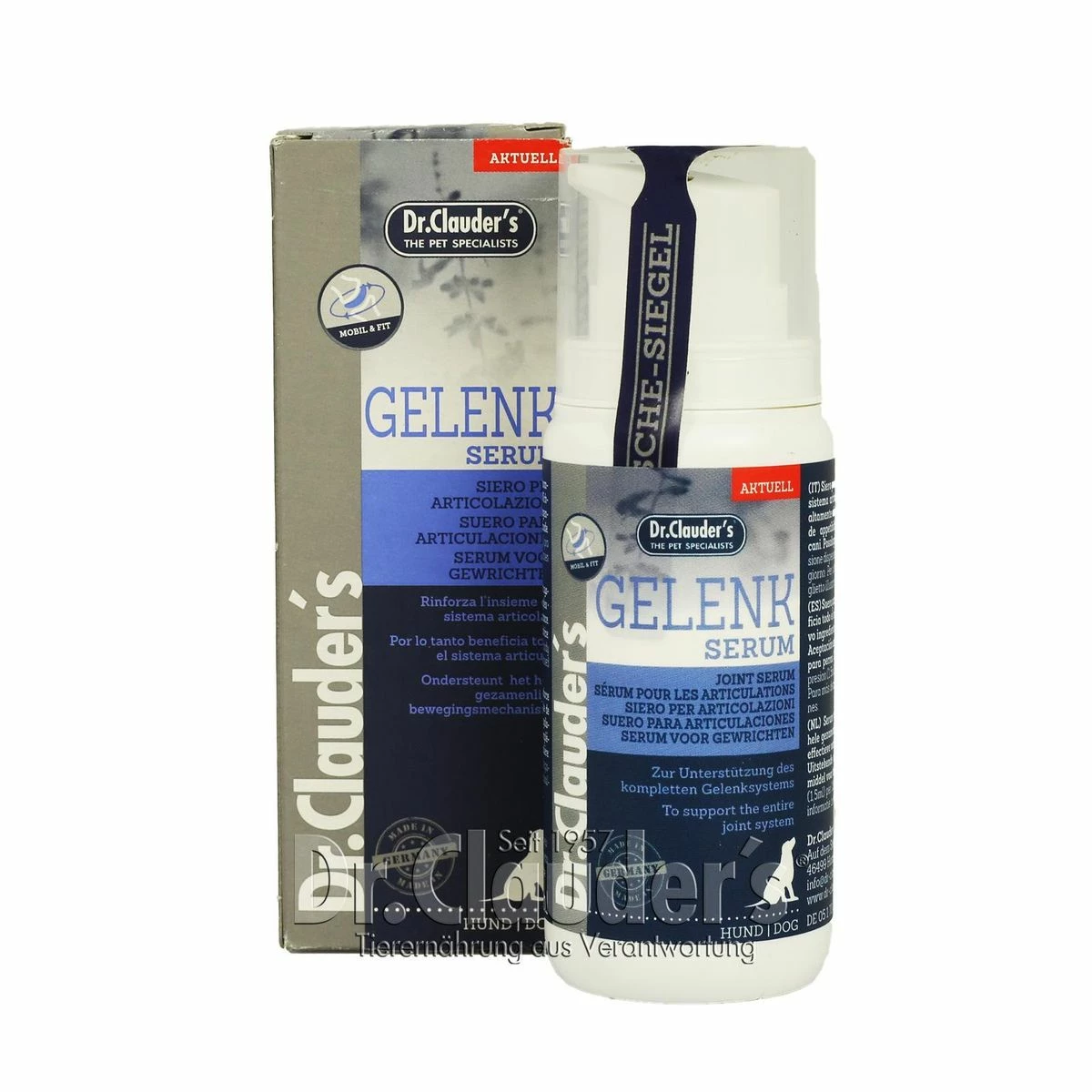 Dr. Clauders Mobil&Fit Gelenk Serum | 100ml Ergänzungsfutter F. Hunde 3 Dr. Clauders Mobil&Fit Gelenk Serum | 100ml Ergänzungsfutter F. Hunde