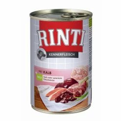 Rinti Pur Kennerfleisch Kalb | 24x 400g Hundefutter Nass