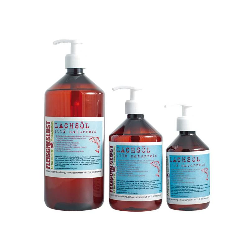 Fleischeslust Lachsöl | 250ml Ergänzungsfutter Hunde 3 Fleischeslust Lachsöl | 250ml Ergänzungsfutter Hunde