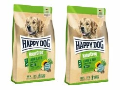 [Paket] Happy Dog NaturCroq Lamm & Reis | 2x 11kg Sparpackung