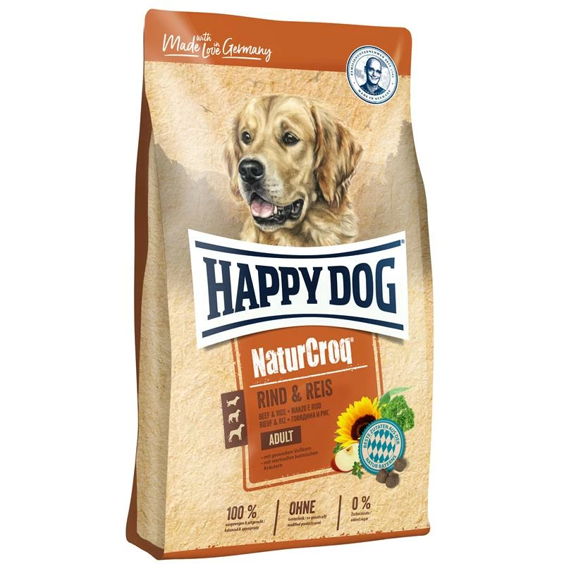 Happy Dog NaturCroq Rind&Reis | 15 Kg Hundefutter Trocken 3 Happy Dog NaturCroq Rind&Reis | 15 Kg Hundefutter Trocken
