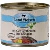 Landfleisch Geflügelherzen & Seelachs | 12x195g Hundefutter 2 Landfleisch Geflügelherzen & Seelachs | 12x195g Hundefutter -Hundefutter Geschäft Landfleisch Gefluegelherzen und Seelachs 12x