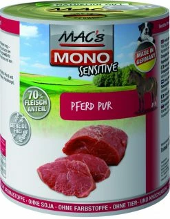 MACs Sensitive Pferd Pur | 6x 800g Hundefutter Nass