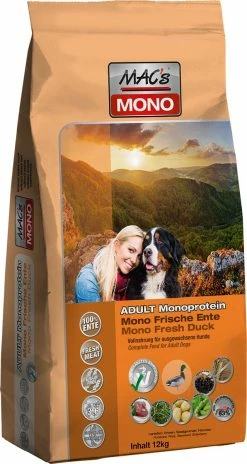 Macs Dog Mono Ente | 12kg Hundetrockenfutter