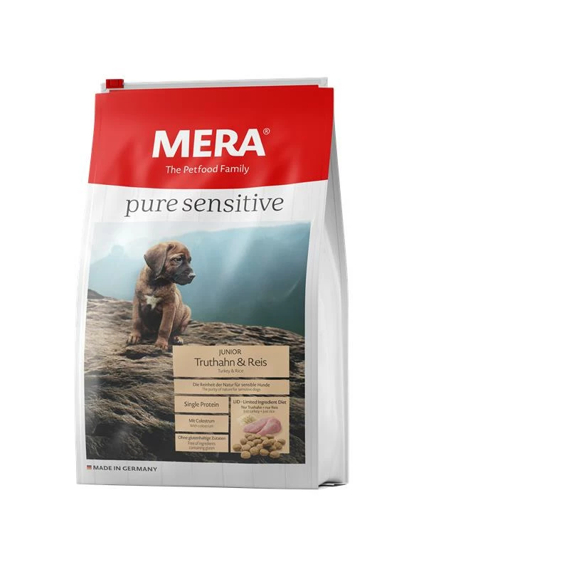 Mera Dog Pure Sensitive Junior Truthahn & Reis | 4kg Hundefutter 3 Mera Dog Pure Sensitive Junior Truthahn & Reis | 4kg Hundefutter