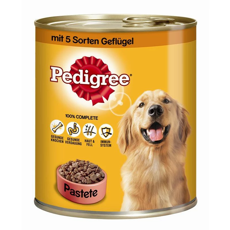 Pedigree Adult 5 Sorten Geflügel | 12x 800g Hundefutter Nass 3 Pedigree Adult 5 Sorten Geflügel | 12x 800g Hundefutter Nass