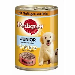 Pedigree Junior Geflügel & Reis | 12x 400g Welpenfutter Nass
